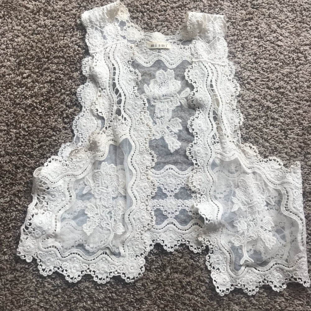 [[Miami Lace Vest]] Medium